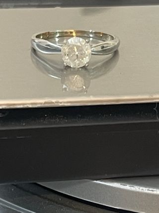 Anillo Oro 18k Diamante Natural 1.14 Ct SI2