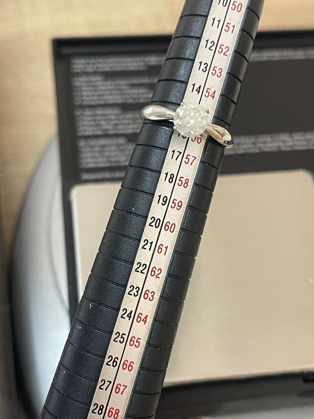 Anillo Oro 18k Diamante Natural 1.14 Ct SI2