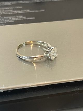 Anillo Oro 18k Diamante Natural 1.14 Ct SI2