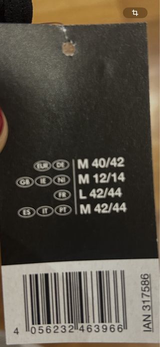 Sujetador deportivo negro Crivit