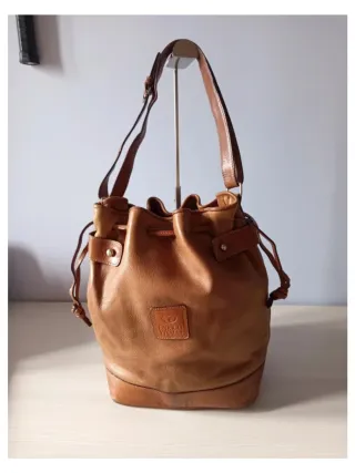 Borsa Enrico Vivalli Pelle Marrone