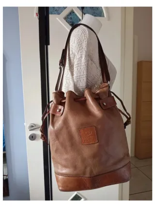 Borsa Enrico Vivalli Pelle Marrone