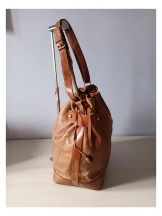 Borsa Enrico Vivalli Pelle Marrone