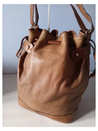 Borsa Enrico Vivalli Pelle Marrone