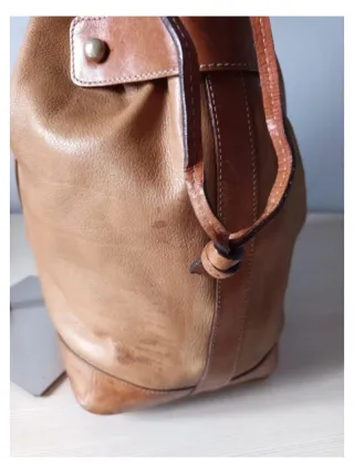 Borsa Enrico Vivalli Pelle Marrone