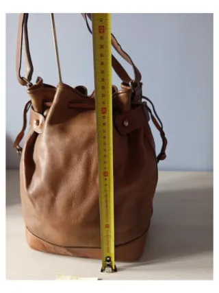 Borsa Enrico Vivalli Pelle Marrone