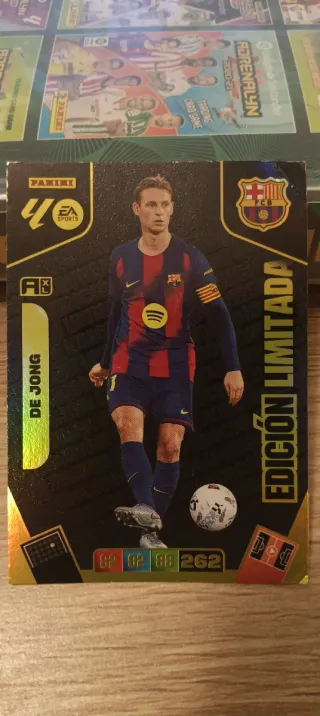 Cromo De Jong Edición Limitada Panini Adrenalyn