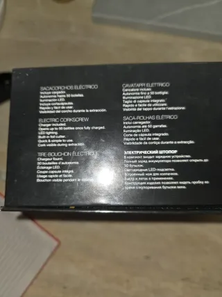 Sacacorchos Eléctrico Arcos