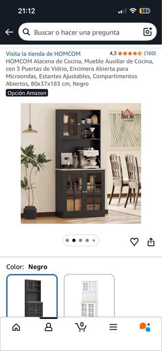 Alacena de cocina sin usar