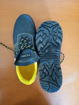 Zapatos de seguridad FORLI negros y amarillos
