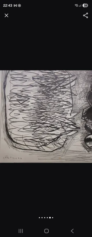 Cuadro Joan Cruspinera abstracto original grande