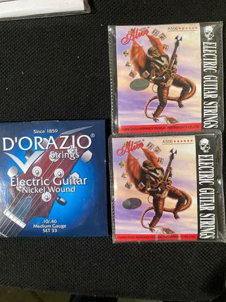Cuerdas Guitarra Eléctrica D'ORAZIO y Alice