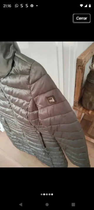 Abrigo acolchado Pedro del Hierro gris