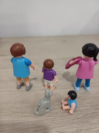 Playmobil familia con animales