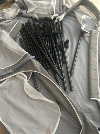 Parque infantil negro y gris YOBEST 190cm