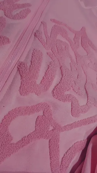 Sudadera rosa con cremallera Talla M