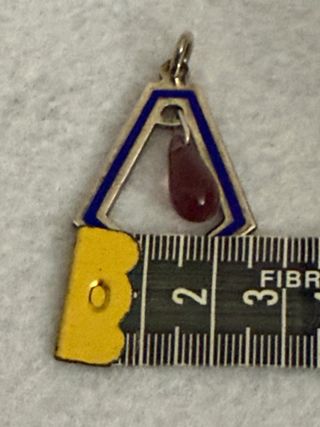 Ciondolo antico Argento 800 con pietra