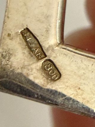 Ciondolo antico Argento 800 con pietra