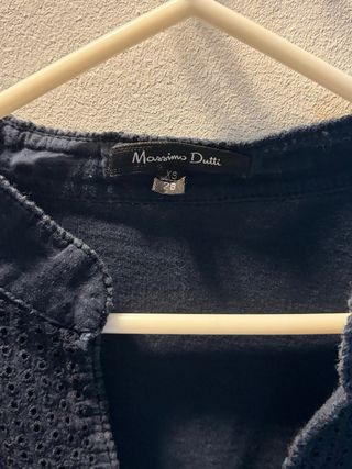 Blusa Massimo Dutti azul marino