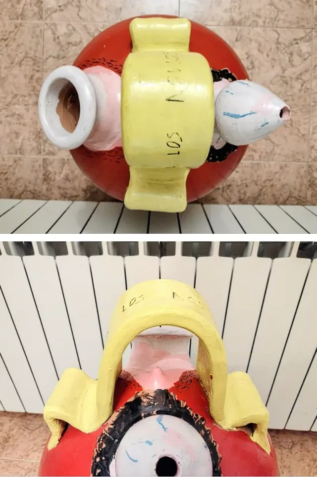 BOTIJO GIGANTE  CERÁMICA   DE TALAVERA DE LA REINA