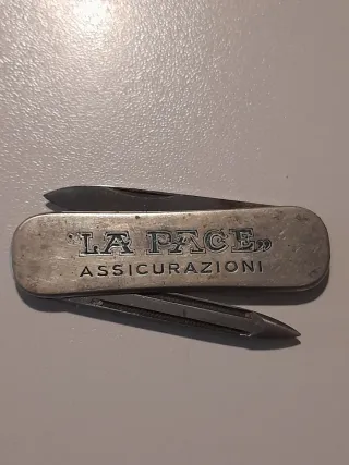 Coltellino La Pace Assicurazioni anni '30