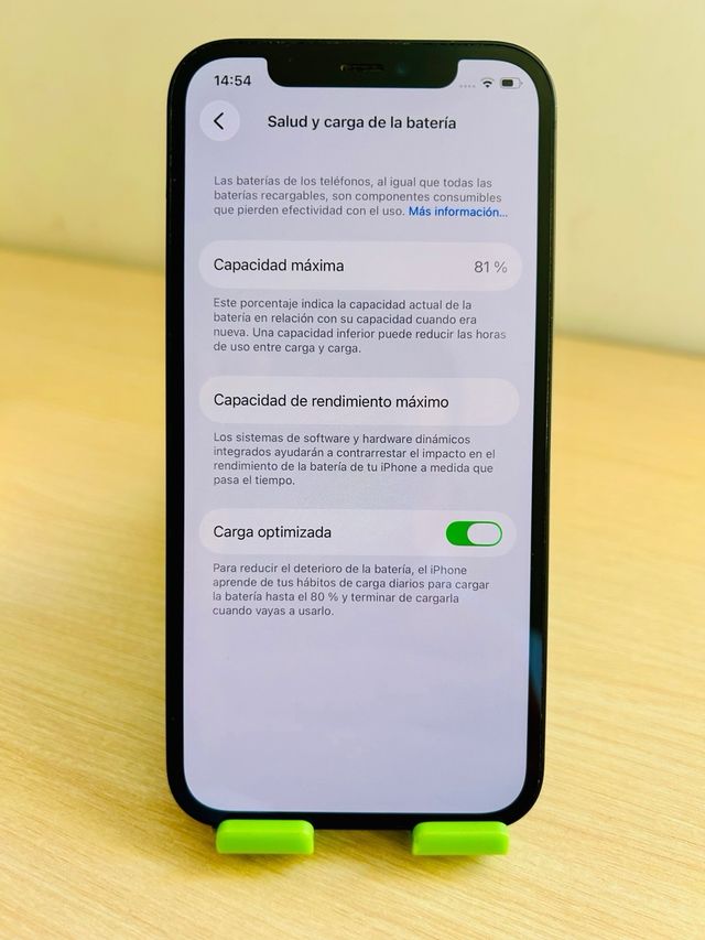 iPhone 12 64GB Negro 81% Batería