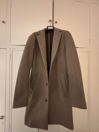 Abrigo Beige Zara Talla S