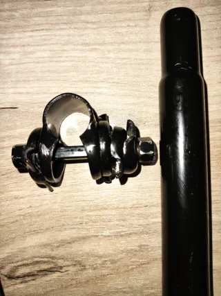 Sillín y poste Bicicleta Unisex 30cm