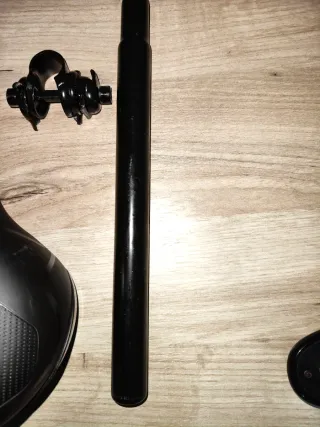 Sillín y poste Bicicleta Unisex 30cm