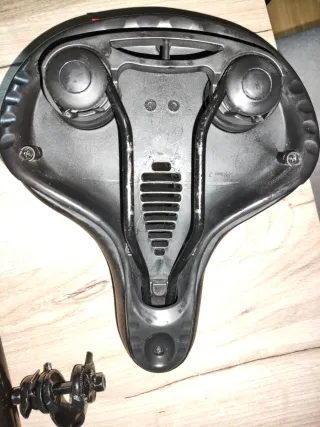 Sillín y poste Bicicleta Unisex 30cm