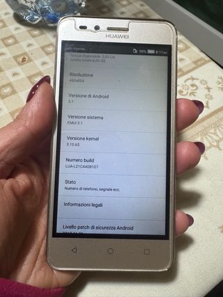 Huawei Y3 Dual SIM Oro/Plata