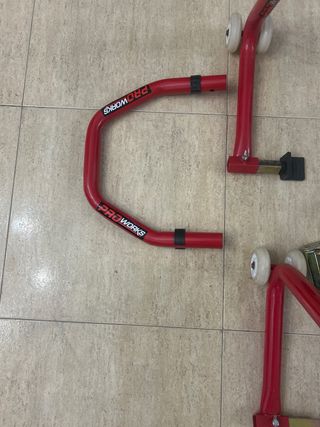 Caballete moto PROWORKS rojo