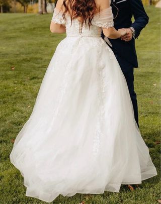 Vestido de Novia Blanco Encaje