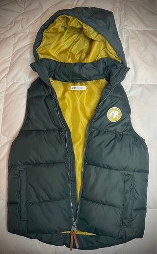 Chaleco Niño H&M Talla 134-140 Verde