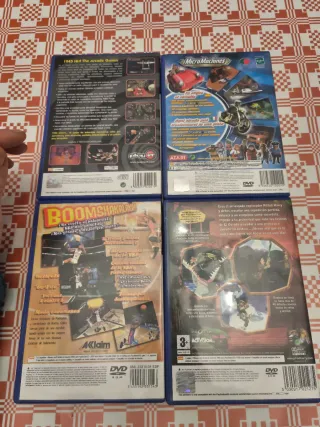 4 Juegos PS2 + memory card 8MB