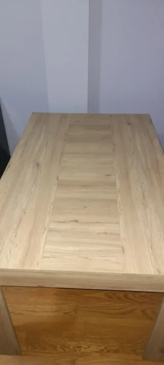 Mesa extensible de madera