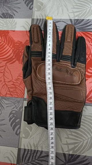 Guantes de piel para moto