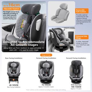 Seggiolino auto i-Size ISOFIX nuovo
