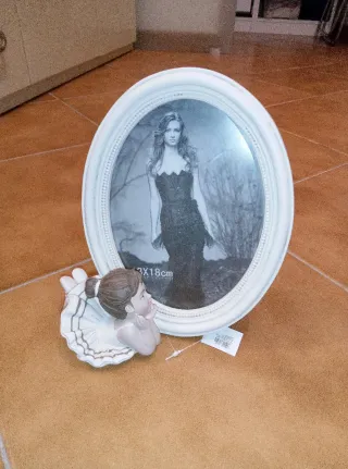 Cornice ovale con ballerina 13x18cm