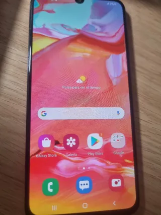 Samsung Galaxy A70 con Caja