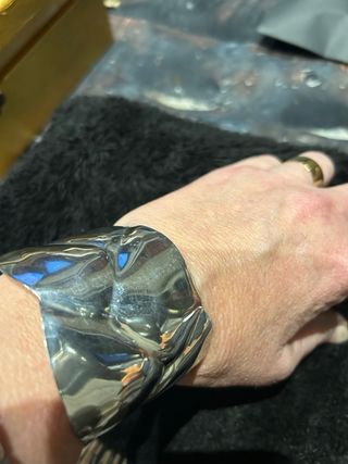 Pulsera Brazalete Plata