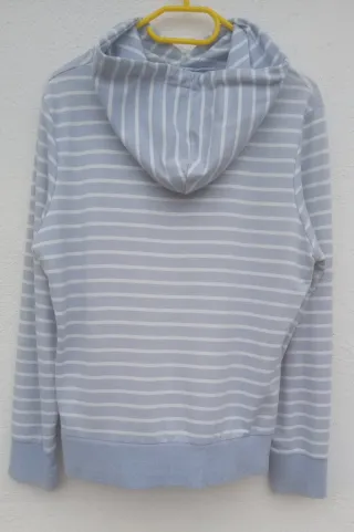 Sudadera con rayas y texto LAZY DAYS