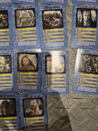 Cartas El Señor de los Anillos TCG lote