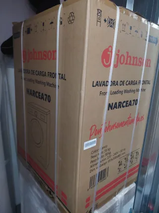 Lavadora Johnson Blanca