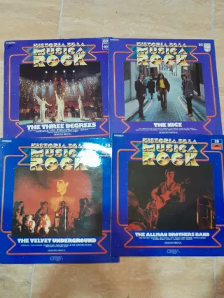 Lote número 1:4 Vinilos Historia de la Música Rock