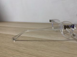 Occhiali Chrome Hearts trasparenti argento