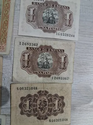 Lote Billetes Antiguos España