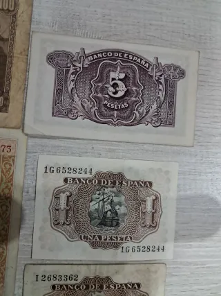 Lote Billetes Antiguos España