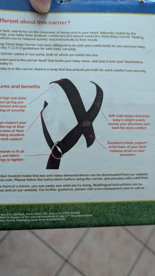 Marsupio portabebè Close Baby Carrier