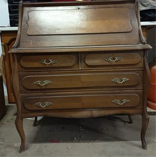 Cómoda antigua mármol y madera